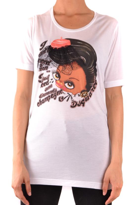  디스퀘어드2 반팔 티셔츠 S22040 S72GC0761 White