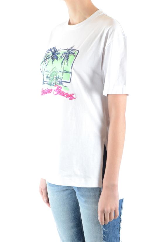  펜디 반팔 티셔츠 FS7011 A3BPF0ZNM White - FENDI