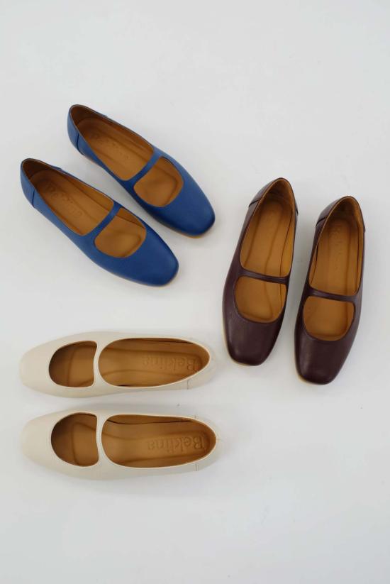  베클리나 뮬/슬리퍼 올리비아 플랫 엄버 - BEKLINA