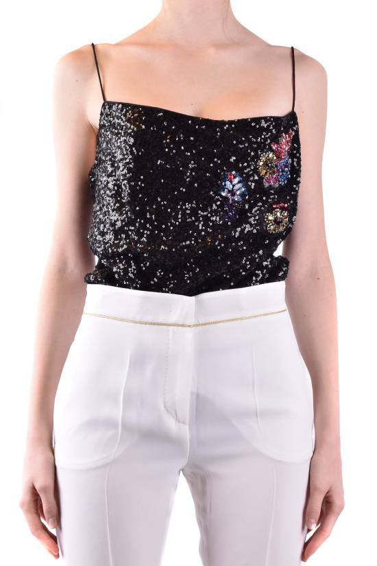  핑코 민소매 티셔츠 1g1495y5mv z99 Black