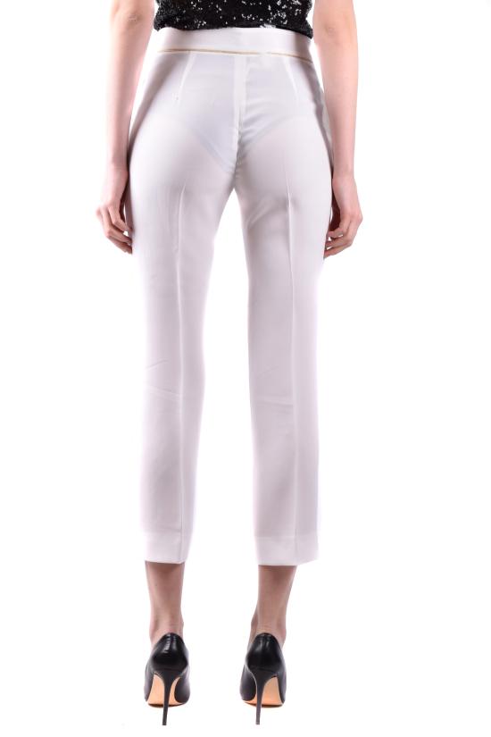  막스마라 스트레이트 팬츠 11310117000 000 001 White - MAX MARA