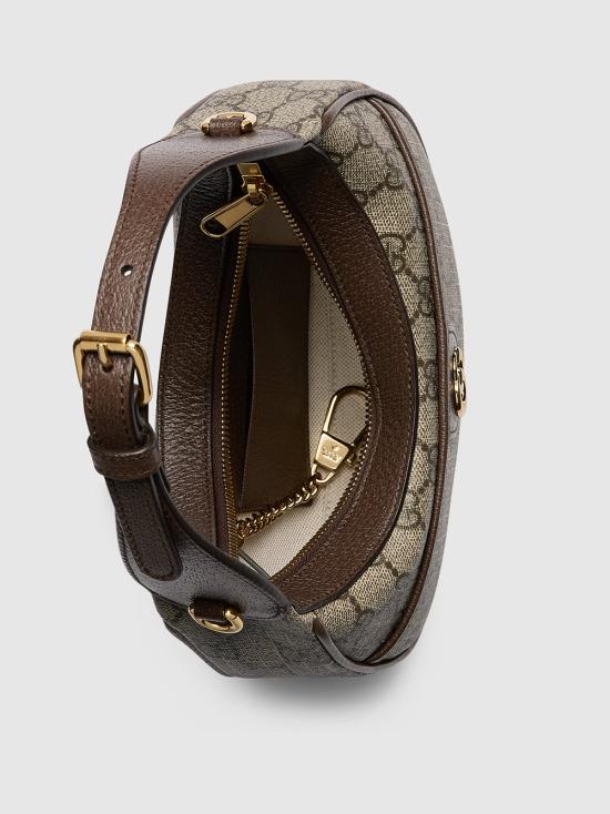 25FW 구찌 오피디아 GG 슈퍼 미니 숄더백 772308K9GSG8367 MARRONE DOM - GUCCI