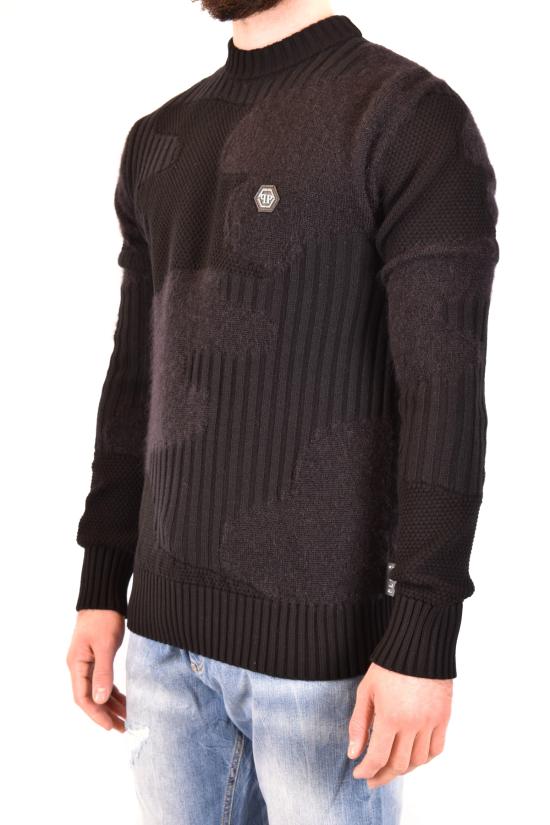  필립 플레인 스웨터 A20C MKO0921 PKN002N Black - PHILIPP PLEIN