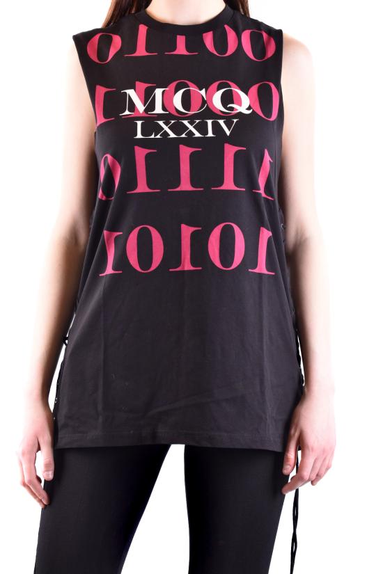  알렉산더 맥퀸 민소매 티셔츠 449741 RH18 1000 Black