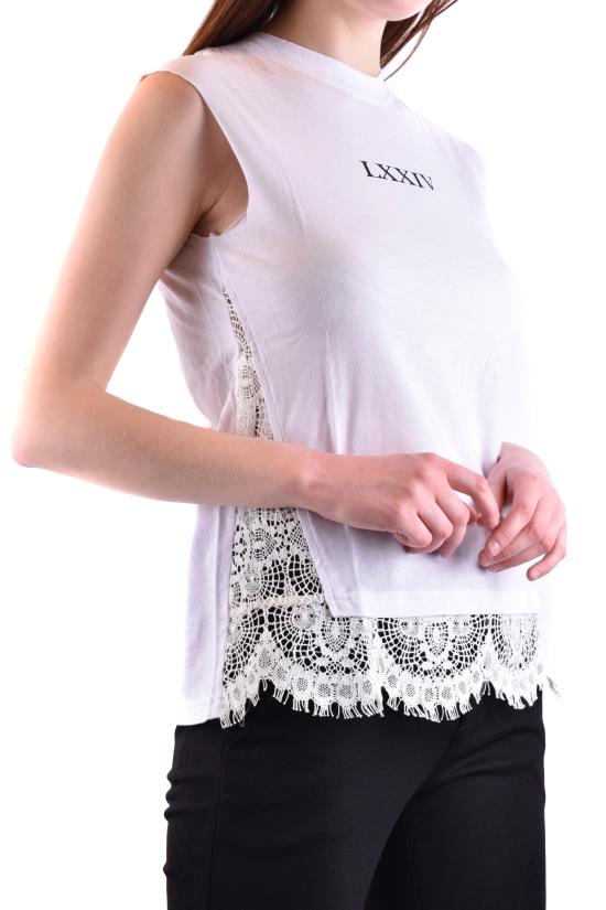  알렉산더 맥퀸 민소매 티셔츠 455552 RJC06 9002 White - ALEXANDER MCQUEEN