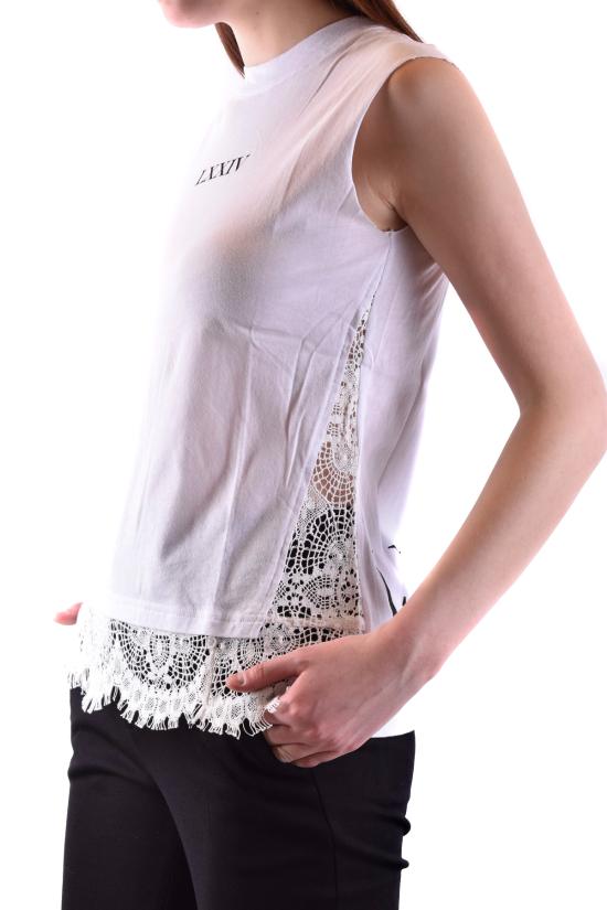  알렉산더 맥퀸 민소매 티셔츠 455552 RJC06 9002 White - ALEXANDER MCQUEEN