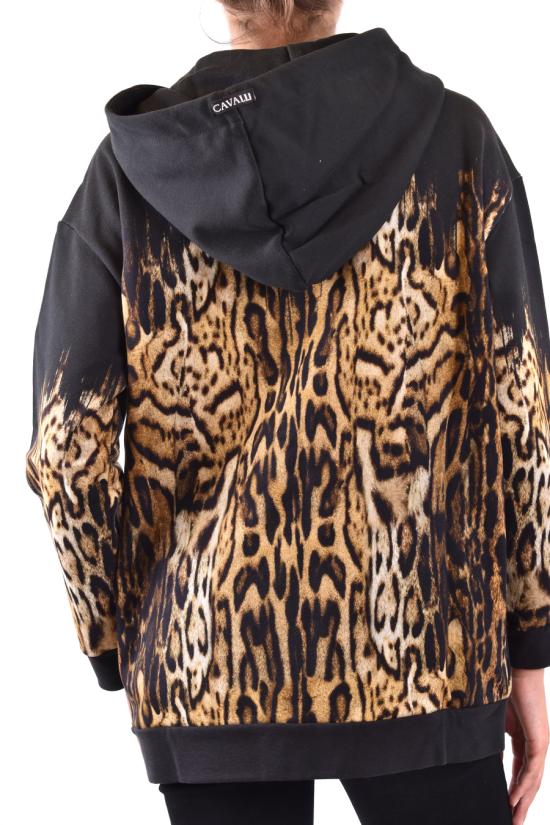  로베르토 카발리 후드 티셔츠 PKT69D 5OE75D0239 Multicolor - ROBERTO CAVALLI