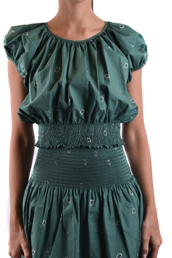  겐조 블라우스 2TO004 9I553 Green