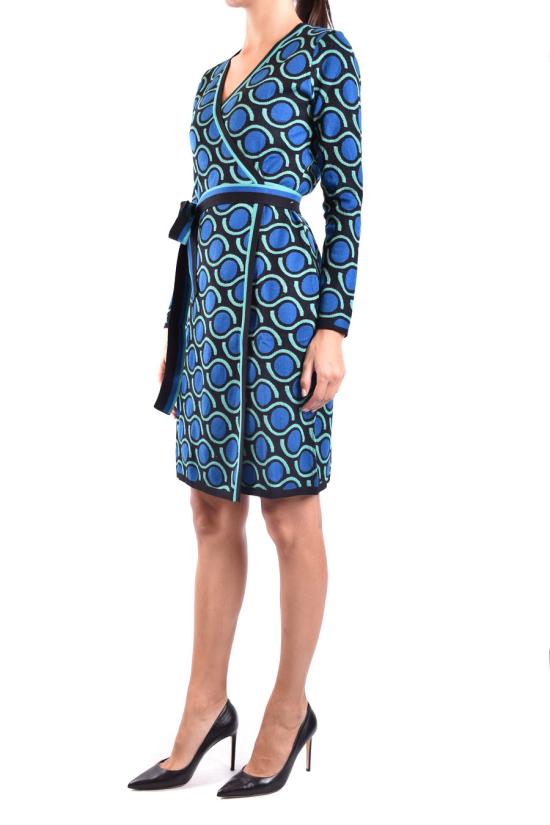  다이앤 본 퍼스텐버그 미디 원피스 DVFDR3Q006DTGBL Multicolor - DIANE VON FURSTENBERG