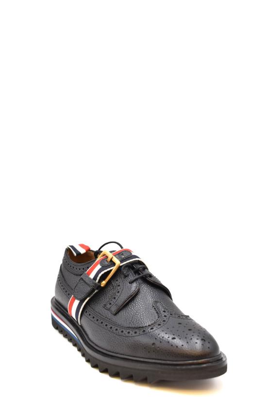  톰브라운 드레스 슈즈 MFD125A00198 001 Black - THOM BROWNE