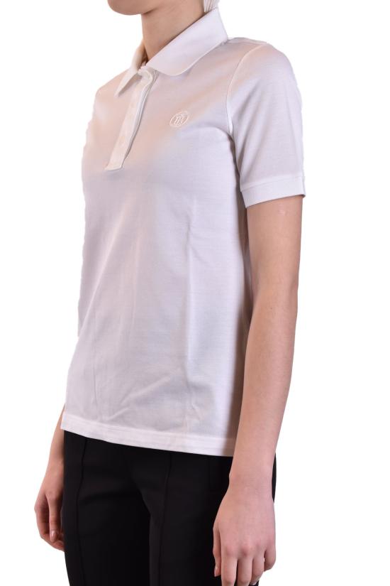  버버리 폴로 티셔츠 8049382 1005 White - BURBERRY