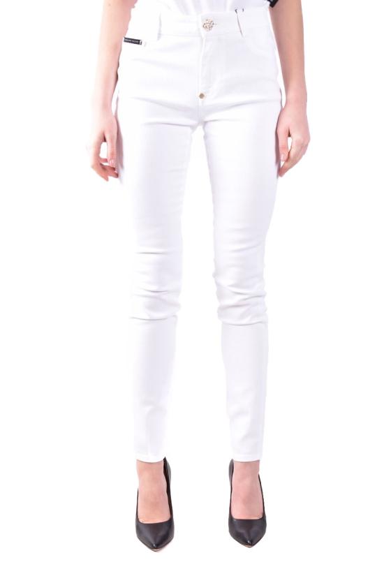  필립 플레인 스트레이트 팬츠 SACC WDT2145 PDE004N01GD White