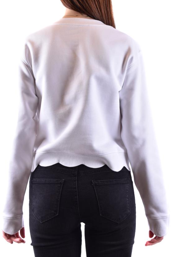  모스키노 긴팔 티셔츠 J1706 4281001 White - MOSCHINO
