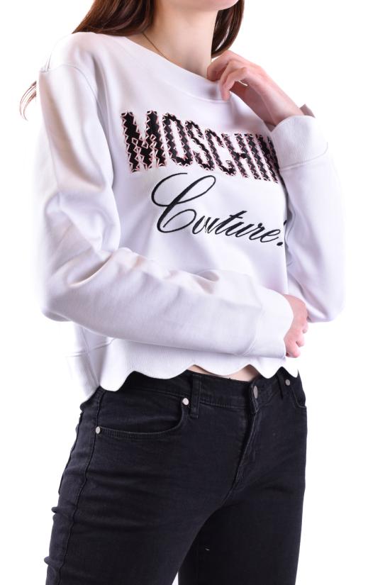  모스키노 긴팔 티셔츠 J1706 4281001 White - MOSCHINO