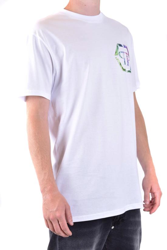  필립 플레인 반팔 티셔츠 FACC MTK6275 PJY002N01 White - PHILIPP PLEIN