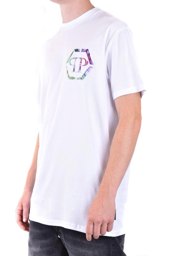  필립 플레인 반팔 티셔츠 FACC MTK6275 PJY002N01 White - PHILIPP PLEIN