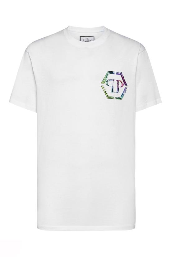  필립 플레인 반팔 티셔츠 FACC MTK6275 PJY002N01 White