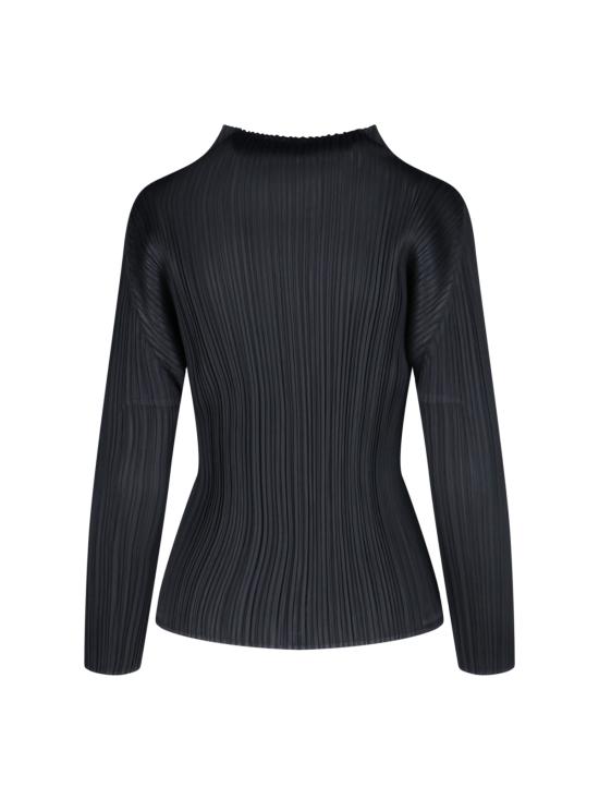 25SS 플리츠플리즈 긴팔 티셔츠 PP56JK104 15 Black - PLEATS PLEASE