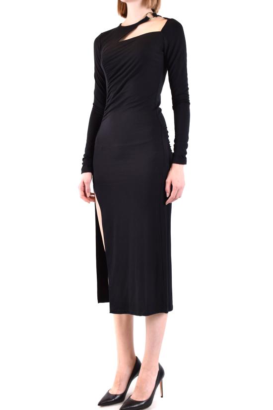  돈답 롱 원피스 DA364 JS0282D GR6 DD999 Black - DONDUP