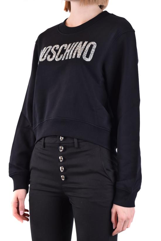  모스키노 긴팔 티셔츠 A1703 54281555 Black - MOSCHINO