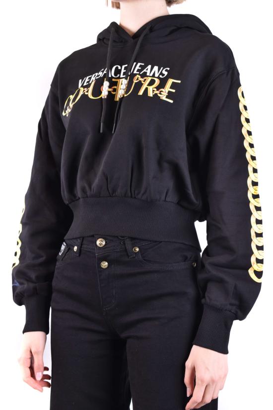  베르사체 후드 티셔츠 75HAIF01 CF01FG89 Black - VERSACE