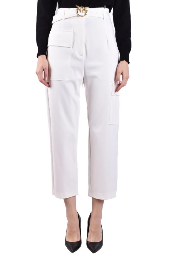  핑코 팬츠 PERLITAZ05 White - PINKO