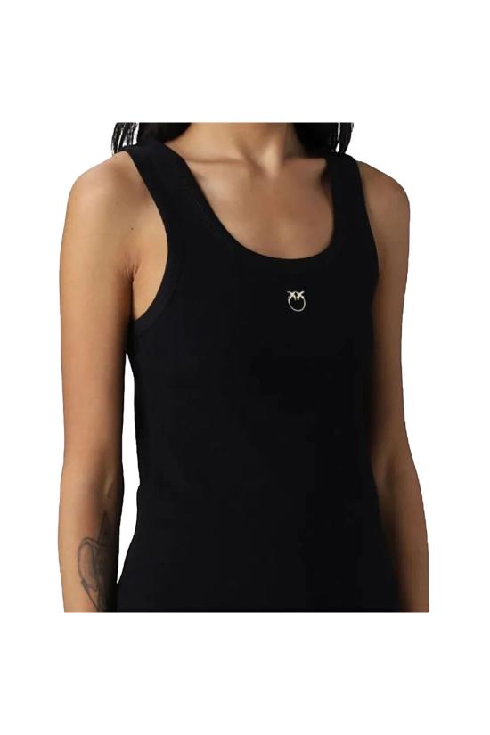  핑코 민소매 티셔츠 CALCOLATOREZ99 Black - PINKO