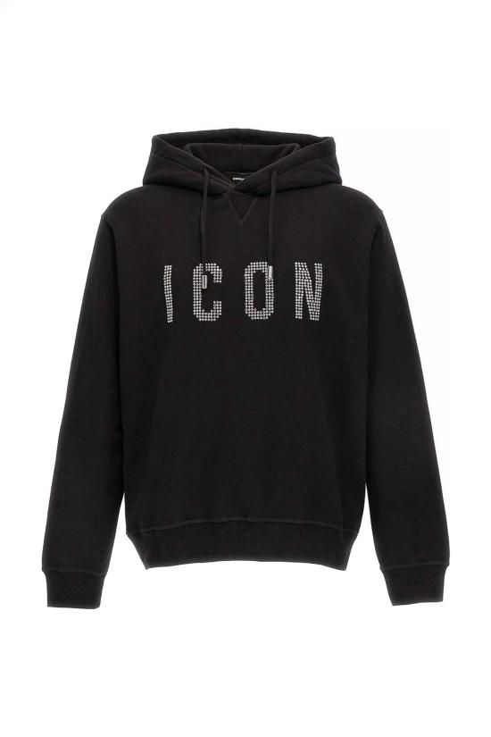  디스퀘어드2 후드 티셔츠 S79GU0106 S25516 900 Black