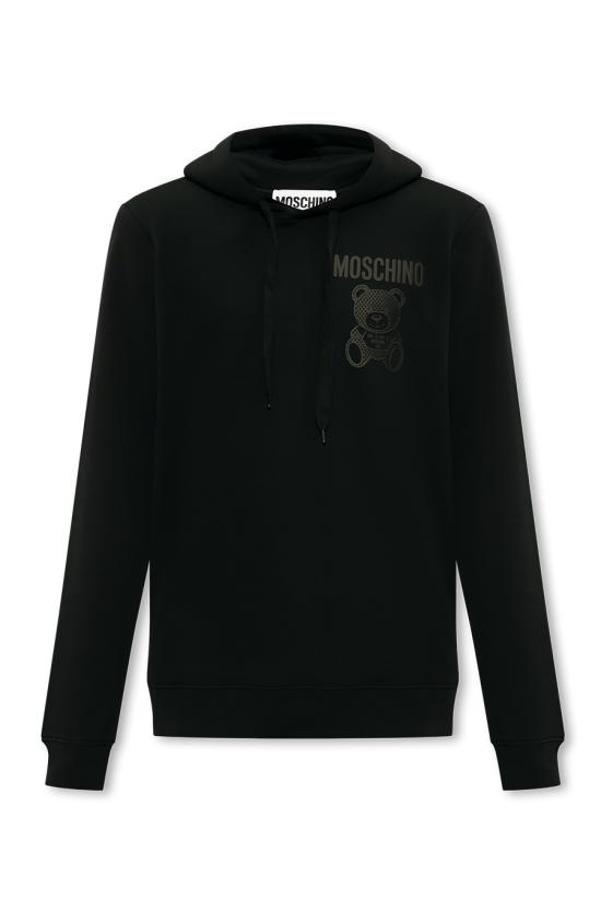  모스키노 후드 티셔츠 V1727 20281555 Black