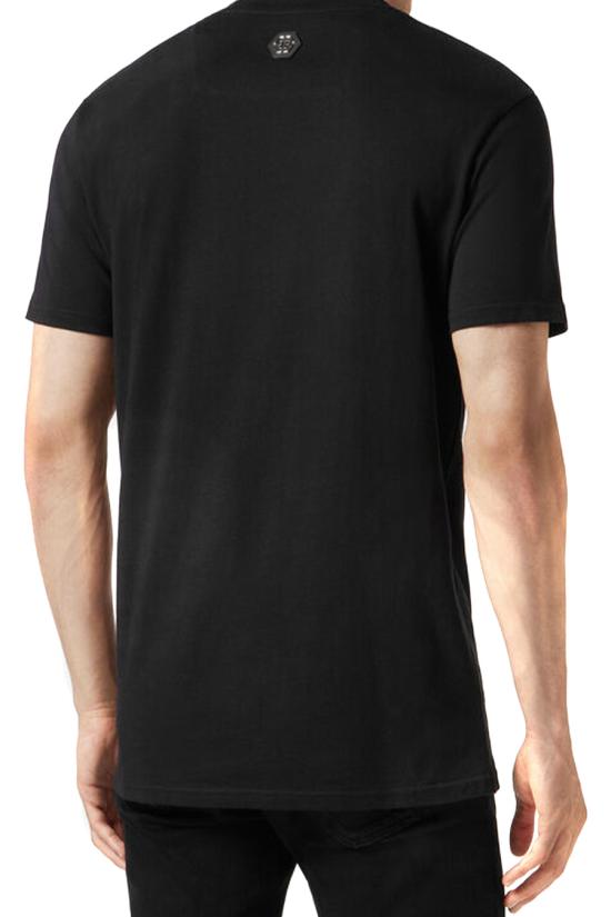  필립 플레인 반팔 티셔츠 SADC MTK6814 PJY002N02 Black - PHILIPP PLEIN