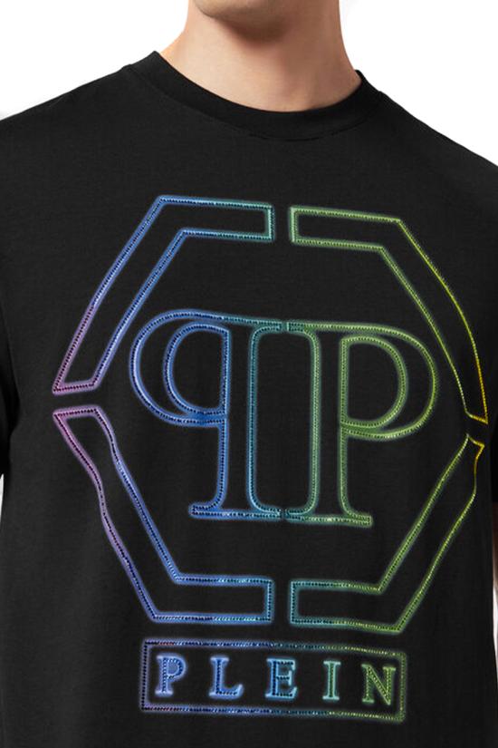  필립 플레인 반팔 티셔츠 SADC MTK6814 PJY002N02 Black - PHILIPP PLEIN