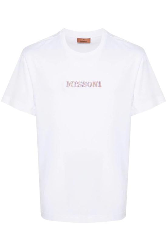  미소니 반팔 티셔츠 UC24SL01BJ00C7S013U White