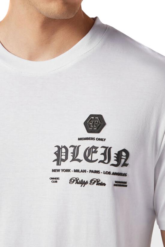  필립 플레인 반팔 티셔츠 SADC MTK6842 PJY002N01 White - PHILIPP PLEIN