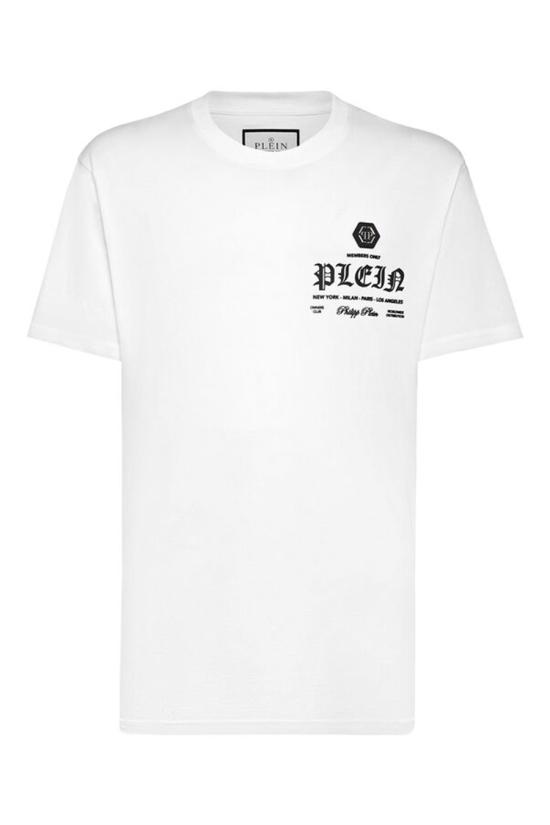  필립 플레인 반팔 티셔츠 SADC MTK6842 PJY002N01 White