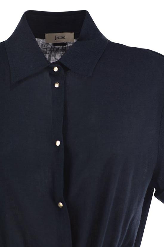 25SS 에르노 숏 원피스 TT000005D12689 9210 BLUE - HERNO