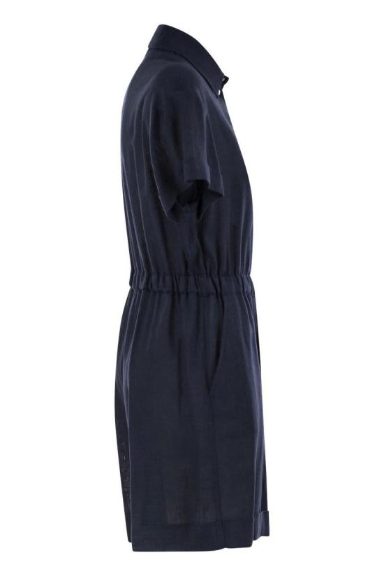 25SS 에르노 숏 원피스 TT000005D12689 9210 BLUE - HERNO