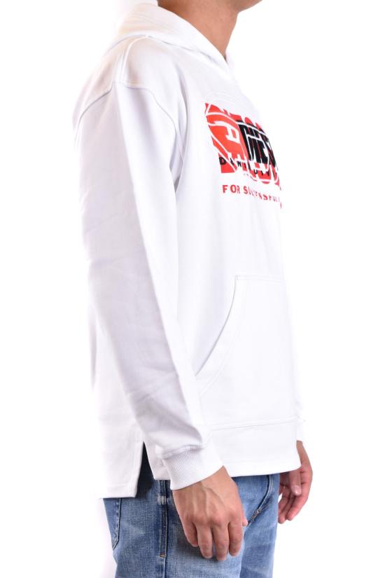  디젤 후드 티셔츠 A12153 0IAJH100 White - DIESEL