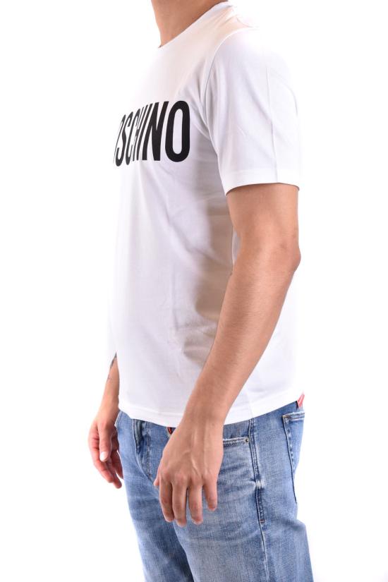  모스키노 반팔 티셔츠 A0702 20391001 White - MOSCHINO