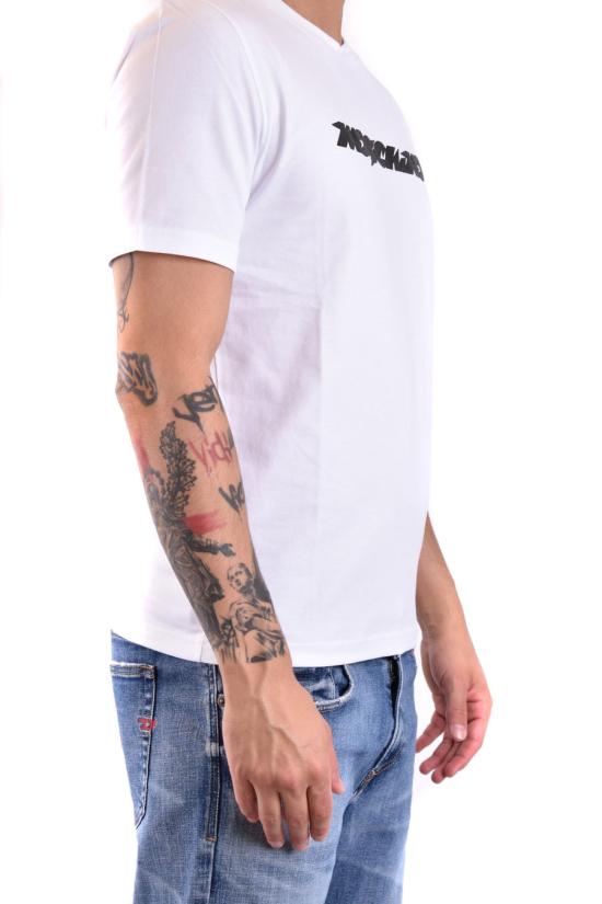  모스키노 반팔 티셔츠 A0718 20391001 White - MOSCHINO