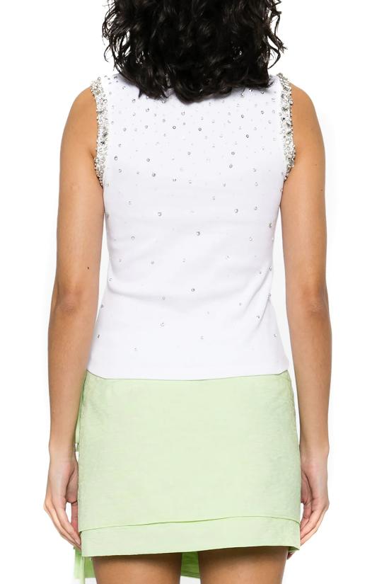  데 펨메스 민소매 티셔츠 DP613197 White - DES PHEMMES