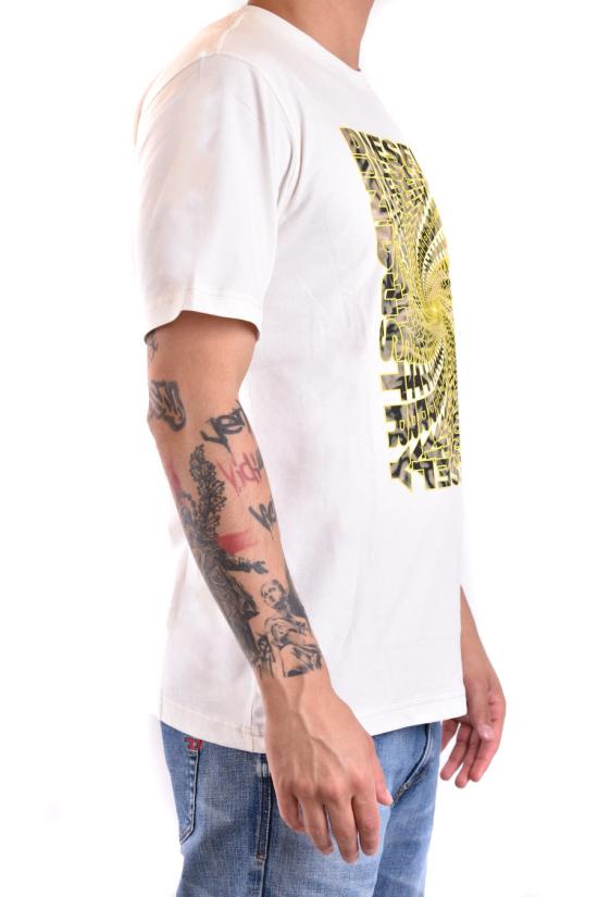  디젤 반팔 티셔츠 A12702 0QIAM141 White - DIESEL