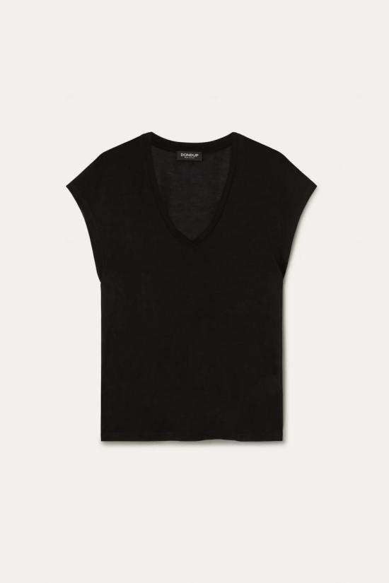  돈답 민소매 티셔츠 S950 JS0274D XXX999 Black - DONDUP