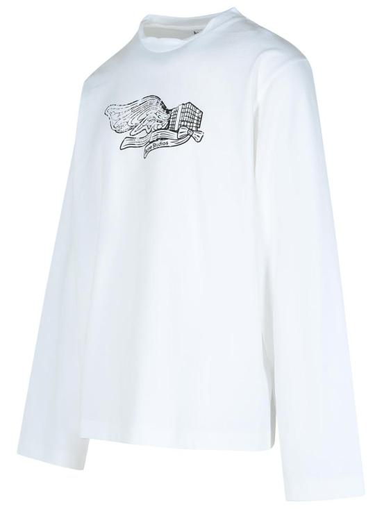 24FW 아크네 스튜디오 긴팔 티셔츠 BL0390183 WHITE - ACNE STUDIOS