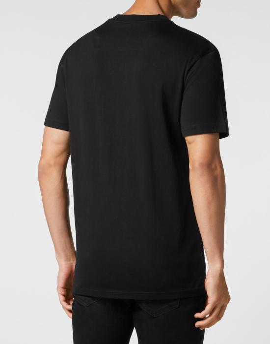  플레인스포츠 반팔 티셔츠 AACC MTK6632 PJY002N BLACK Black - PLEIN SPORT
