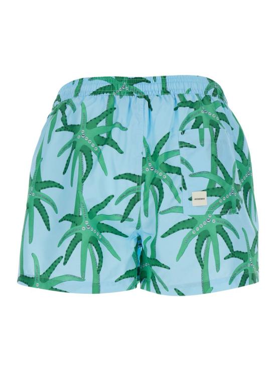 25SS 자크뮈스 스윔팬츠 255SW013 2407 3EJ PRINT PALMTREES STAR BLUE - JACQUEMUS