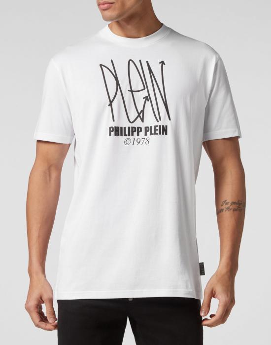  필립 플레인 반팔 티셔츠 FACC MTK6390 PJY002N WHITE White - PHILIPP PLEIN