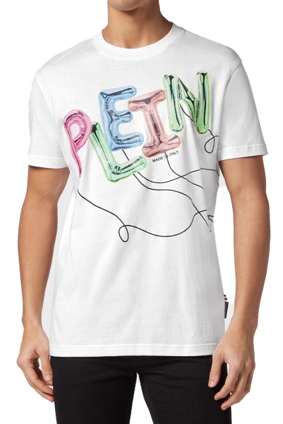  필립 플레인 반팔 티셔츠 PADCMTK7086PJY002N 01 White - PHILIPP PLEIN