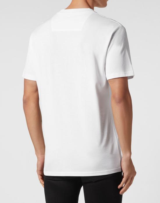  필립 플레인 반팔 티셔츠 AACC MTK6632 PJY002N WHITE White - PHILIPP PLEIN