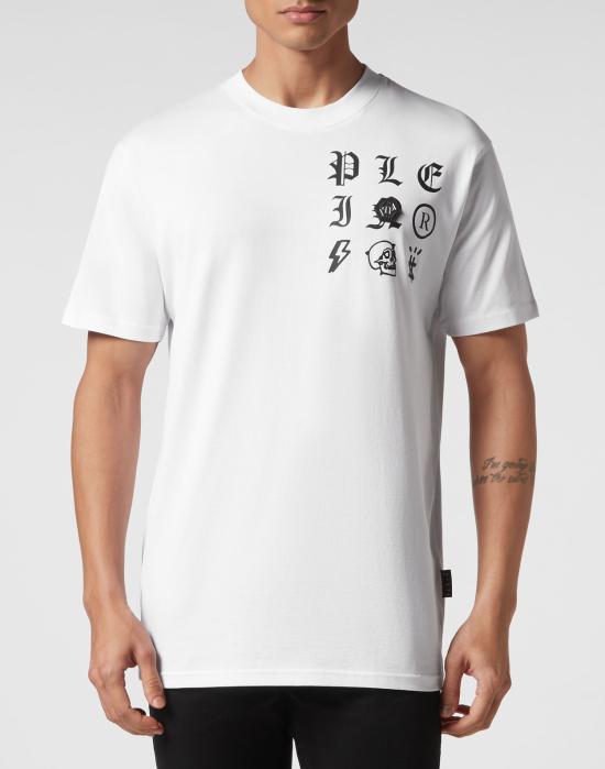  필립 플레인 반팔 티셔츠 AACC MTK6632 PJY002N WHITE White - PHILIPP PLEIN