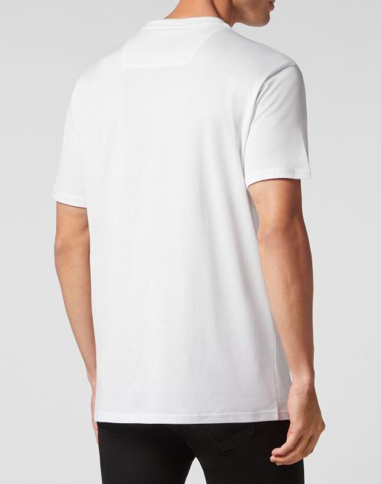  필립 플레인 반팔 티셔츠 FACC MTK6399 PJY002N WHITE White - PHILIPP PLEIN